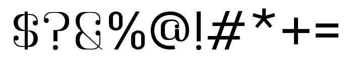 Botuna-Medium Font OTHER CHARS