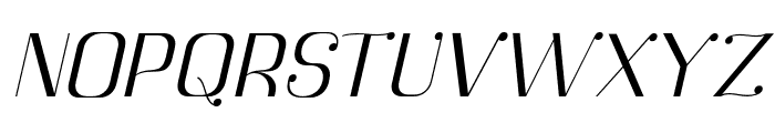 Botuna-MediumSlanted Font UPPERCASE