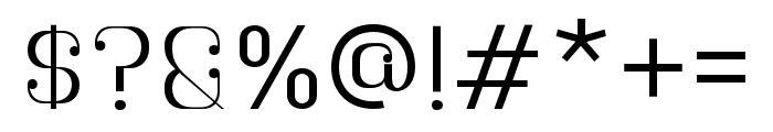 Botuna-Regular Font OTHER CHARS