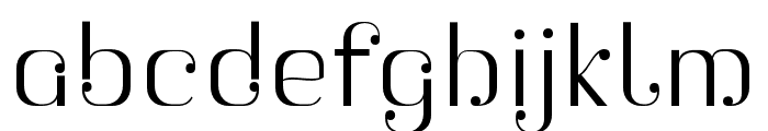 Botuna-Regular Font LOWERCASE