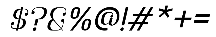 Botuna-SemiBoldSlanted Font OTHER CHARS