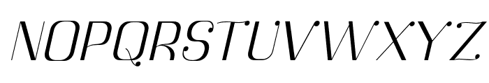Botuna-Slanted Font UPPERCASE