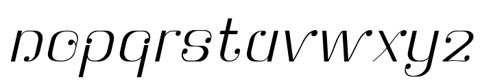 Botuna-Slanted Font LOWERCASE