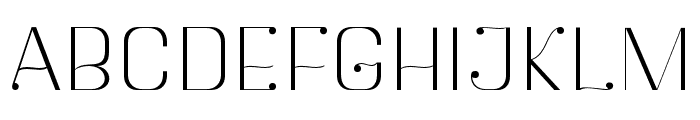 Botuna-Thin Font UPPERCASE