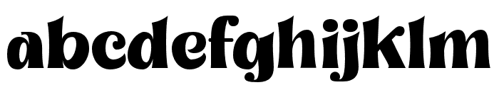 Bouden Font LOWERCASE