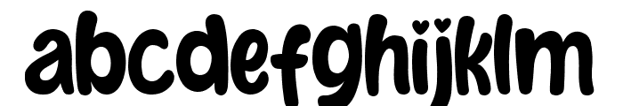 Bougenville Font LOWERCASE