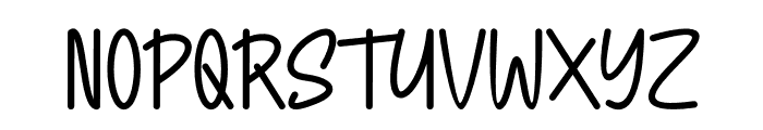 Boughistra Font LOWERCASE