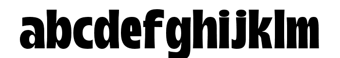Boughy-Regular Font LOWERCASE
