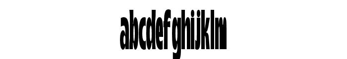 Boughy-UltraCondensed Font LOWERCASE