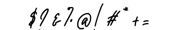 Boujond-Regular Font OTHER CHARS