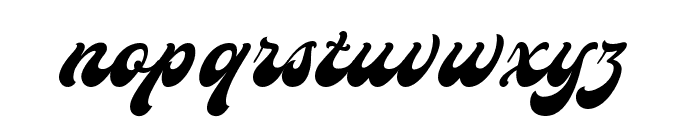 Bouldster-Regular Font LOWERCASE