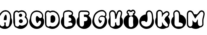 Bounce Regular Font UPPERCASE