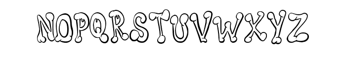 Bouncy Cartoon Doodle B Regular Font UPPERCASE