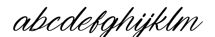 Bounty Motion Italic Italic Font LOWERCASE