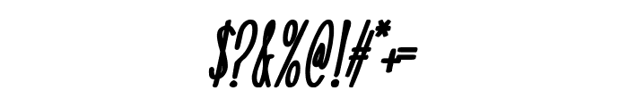 Bouteeka Bold Italic Font OTHER CHARS