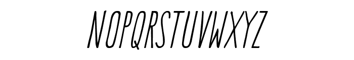 Bouteeka Italic Font LOWERCASE