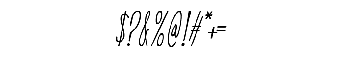 Bouteeka Light Italic Font OTHER CHARS