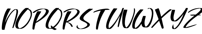 Bouthram Italic Font UPPERCASE
