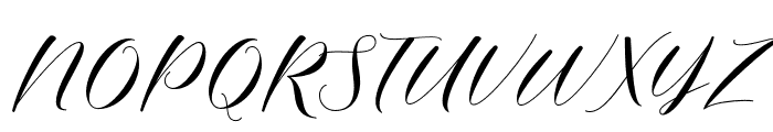 Bouthy-Regular Font UPPERCASE