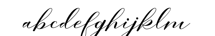 Bouthy-Regular Font LOWERCASE
