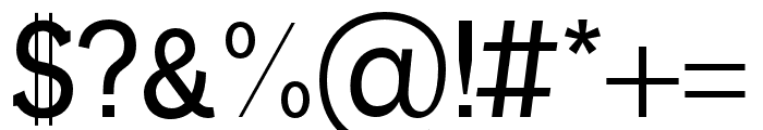 Bovuma regular Font OTHER CHARS