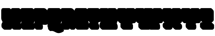 Bower-Extrude Font UPPERCASE