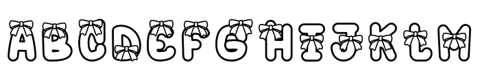 Bowkies Font LOWERCASE