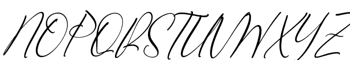 Bowlka Realittan Italic Font UPPERCASE