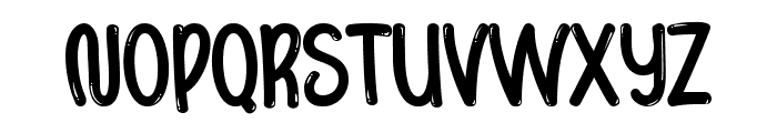 Bowly Bubble Regular Font UPPERCASE