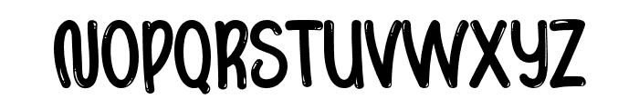 BowlyBubble-Regular Font UPPERCASE