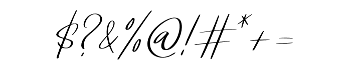 Bowthen_Signature Font OTHER CHARS