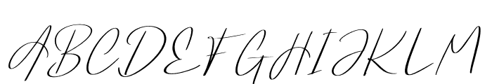 Bowthen_Signature Font UPPERCASE
