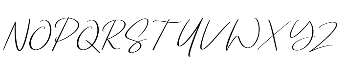 Bowthen_Signature Font UPPERCASE