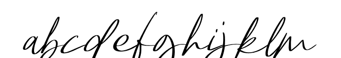 Bowthen_Signature Font LOWERCASE