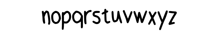 Bowy Regular Font LOWERCASE