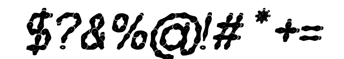 Boxana Italic Font OTHER CHARS