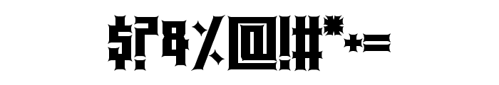 Boxxi-Sharp Font OTHER CHARS