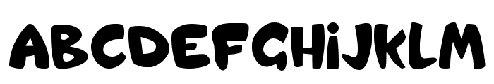 Boy Friend Regular Font UPPERCASE