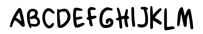 Boys Handwriting Regular Font UPPERCASE