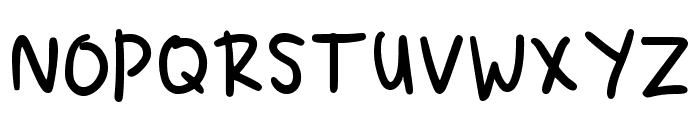 Boys Handwriting Regular Font UPPERCASE