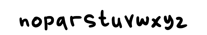 Boys Handwriting Regular Font LOWERCASE