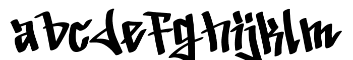 Bozrox Clean Font LOWERCASE
