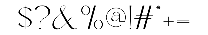 Bracella Font OTHER CHARS
