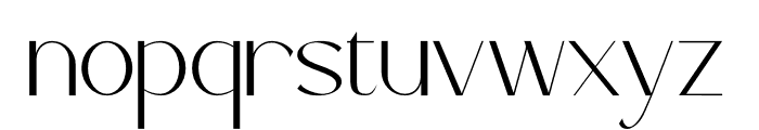 Bracella Font LOWERCASE