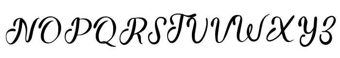 Bradeat-Regular Font UPPERCASE
