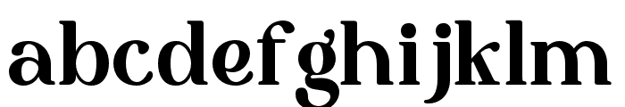 Bragille-Regular Font LOWERCASE