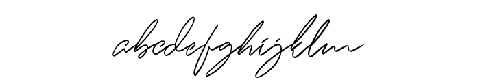 Brailes Signature Font LOWERCASE