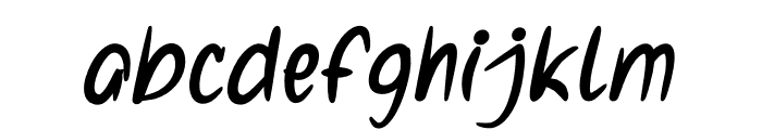 Brailly Font LOWERCASE