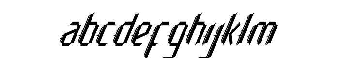 Brainpower Italic Font LOWERCASE