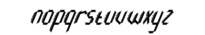 Brainpower Italic Font LOWERCASE